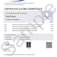 Hard copy of CompEx digital Certificate